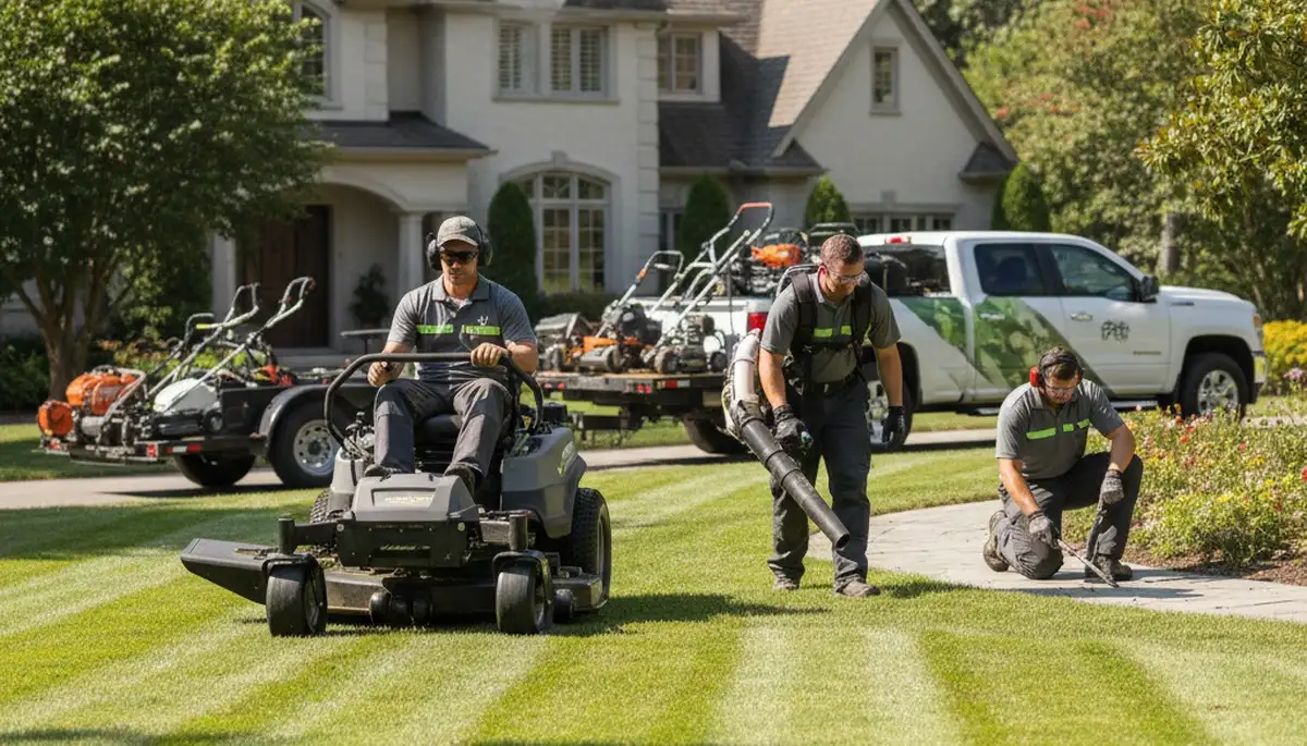 Lancaster, PA tree service team providing lawn care and property maintenance for local homes and businesses