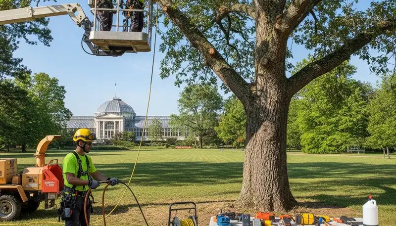Arbor Tree Care treating tree disease in Lancaster, PA to protect healthy trees and prevent decline