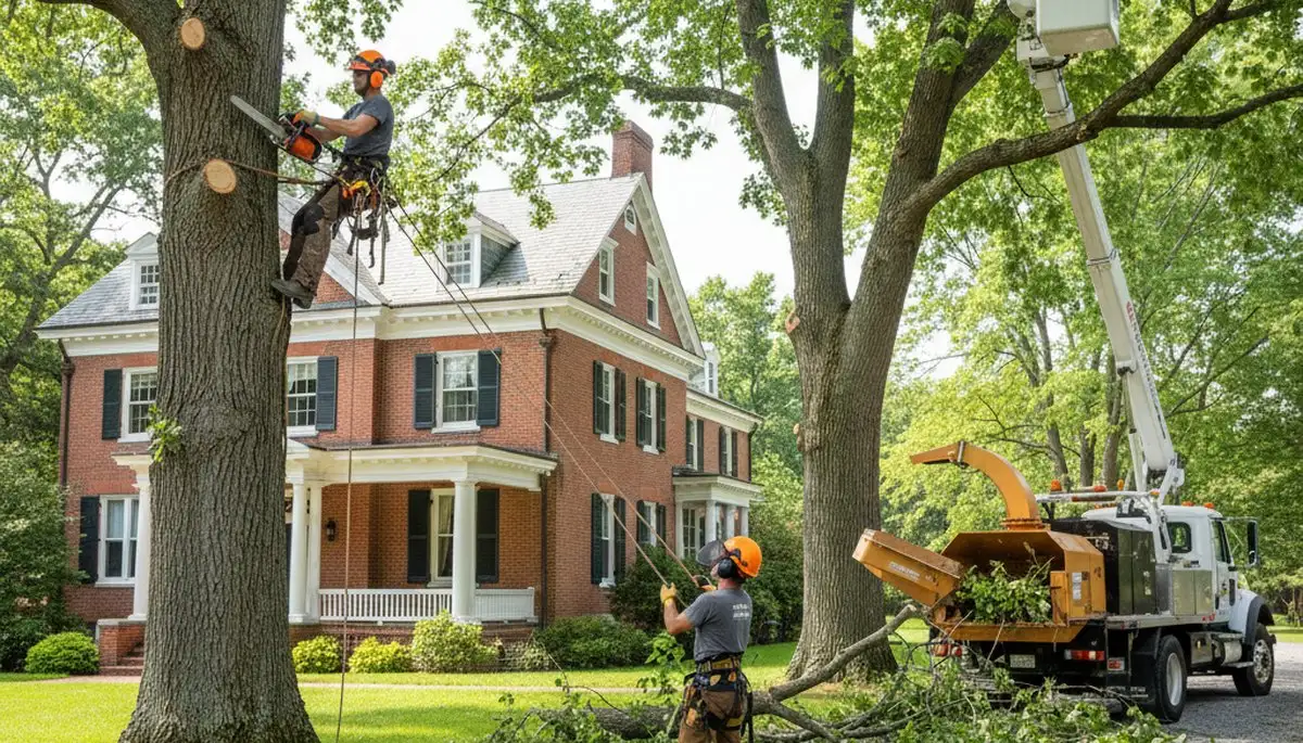 Professional tree service crew providing tree removal in Lancaster, PA